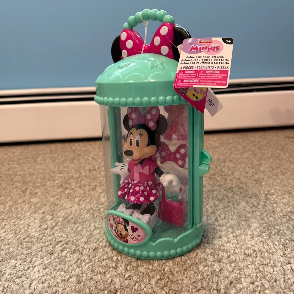 Disney Minnie Mouse Fabulous‎ Fashion Doll Playset 14 Pieces Accessories